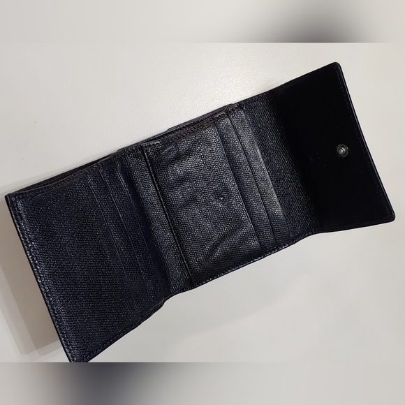 Black Chanel Authentic Trifold Wallet - Picture 2 of 8